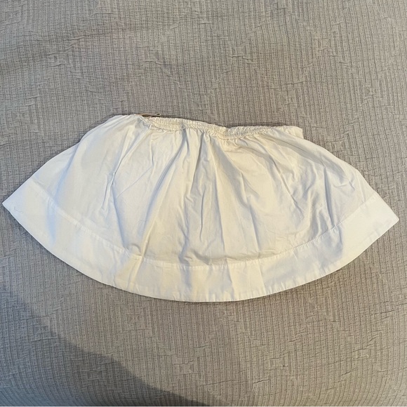 Wilfred White Poplin Strapless Top - Picture 3 of 5